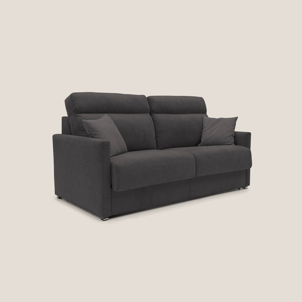 online Divano Letto 2 Posti 156x102x97 cm in Tessuto Nero