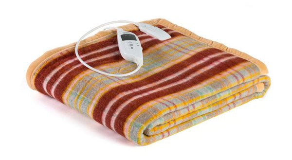 prezzo Coperta Elettrica Elettrocoperta in Misto Lana Scozzese Varie Misure