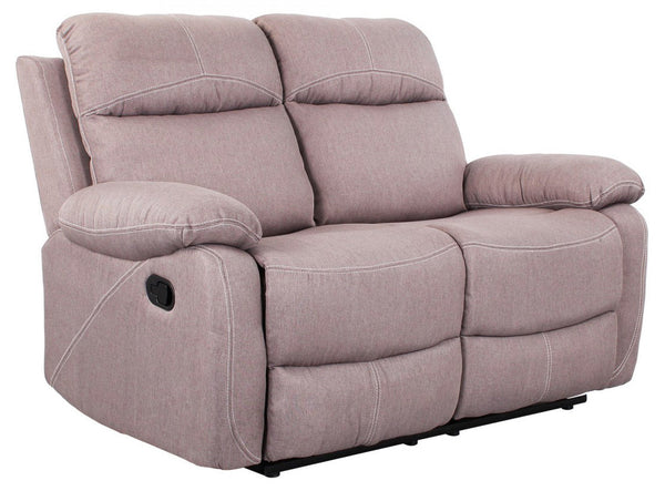 2-Sitzer-Sofa aus taubengrauem Stoff sconto