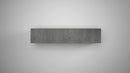 Mobile Sospeso Orizzontale Rettangolare da Salotto 29x139x31cm TFT  Cube Quercia Grigio