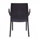 Sedia indiana 57x59x86 h cm in Wicker Marrone