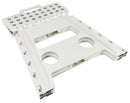 Sgabello Pieghevole 30x32x22 cm in Polipropilene Bianco