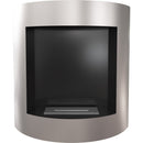 Camino a Bioetanolo da Parete 77,9x81 cm Flig Akron Grigio