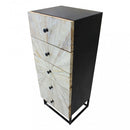 Mobile Stanley 45x35x110 h cm in Legno Marrone