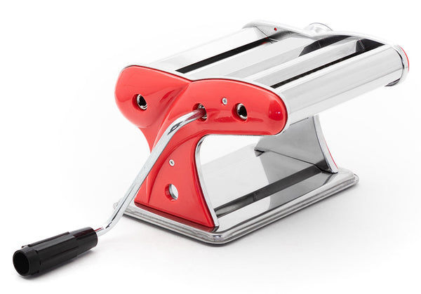 prezzo Manuelle Nudelmaschine mit Einsätzen aus Stahl/roter Kollektion