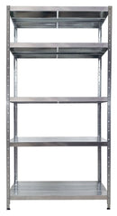 Scaffale in Metallo 5 Ripiani 120x60x195 cm Maciste Zincato