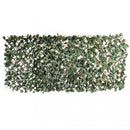 Siepe Sintetica Photinia Estensibile 100x200 h cm in Polietilene Verde