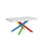 Tavolo Allungabile 160-420x90x77 cm Volantis Bianco Frassino
