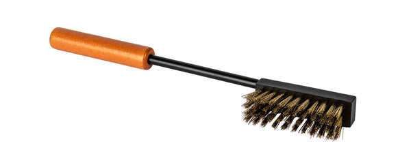 Spazzola in Acciaio Corpo in Ferro con Manico Grigio Martellato sconto