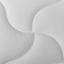 Materasso Memory e Molle Mastrimoniale Extra Large 180x190 cm H20 Bianco