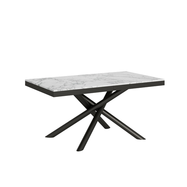 sconto Tavolo Allungabile 160-264x90x80 cm Famas Evolution Marmo