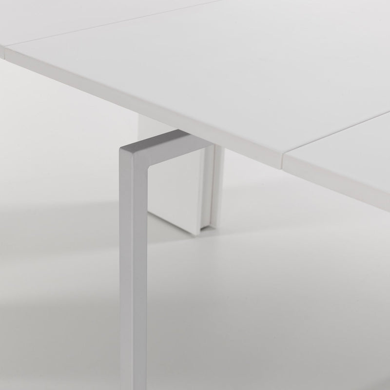 Consolle Allungabile 45/180x90x75 cm in MDF TFT Mahuva Bianco Opaco