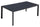 Gartentisch 100x200x75 cm in Anthrazit Aluminium