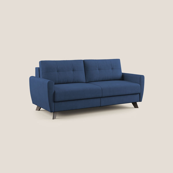 Divano Letto 2 Posti 168x97x96 cm in Tessuto Blu online