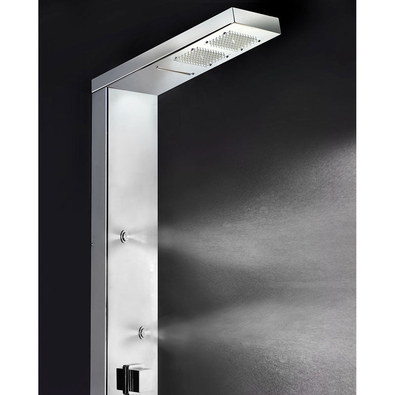 Colonna Doccia Soffioni Incassati Miscelatore Nebulizzatore in Acciaio Ama Luxury Cupido