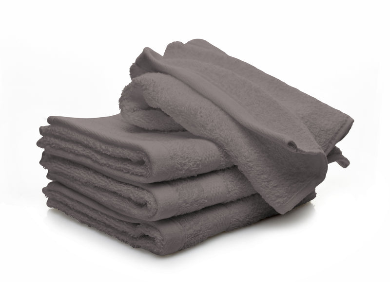 Set Spugna Asciugamani Ospite + Salvietta Tortora