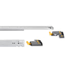 Set 10 Guide Cassetto con Estrazione Soft Prodondità 290 mm in Acciaio Emuca Bianco