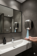 Asciugamani Elettrico con Fotocellula 900W Vama Smart Jet Mini SF Cromo Satinato