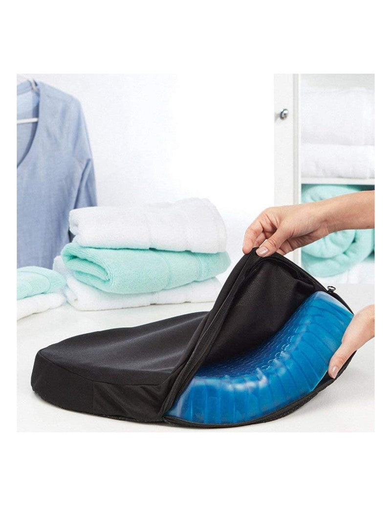Cuscino Gel per Sedute Prolungate 37x30x4 cm Ergonomico