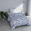 Trapunta Invernale Karma in Poliestere Fun Blu Varie Misure