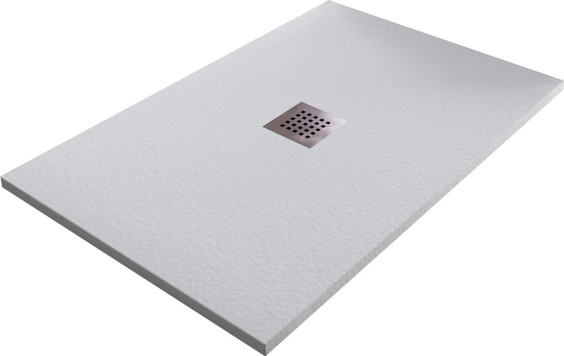 Piatto Doccia in Pietra Bonussi Ardesia Stone Central Grigio Varie Misure