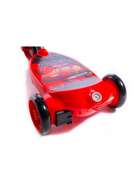 Monopattino Elettrico a Batteria 3 Ruote per Bambini Sparabolle con Licenza Disney Cars
