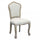 Stuhl Charlene 52x50x100 h cm in Beige Wood