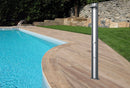 Doccia Solare da Esterno Giardino 30L Miscelatore Arkema Spring S Fascia Inox Verde