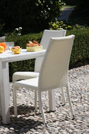 Tavolo da Giardino in Polywood 90x90H77cm Adila Bianco