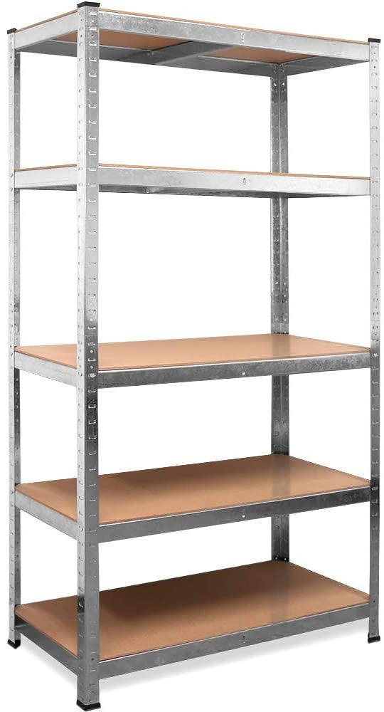 Modulares Regal 5 Regale aus MDF 90 x 40 x 180 cm Kapazität 875 kg aus verzinktem Metall prezzo