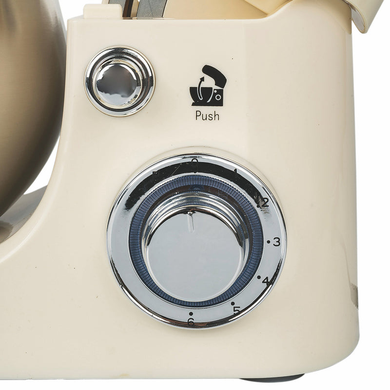 Impastatrice Planetaria 5 Litri 6 Velocità 1300W Ciotola in Acciaio Kooper Atena Avorio