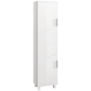 Mobile a Colonna da Bagno con 2 Armadietti 40x30x167,5 cm Bianco  