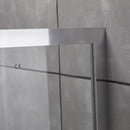 Porta Parete Doccia 2 Ante Scorrevoli in Cristallo Trasparente 6mm H195 Bonussi Giuly Varie Misure