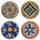 Set 4 Piatti Pizza Ø33x2 cm  in Porcellana VdE Tivoli 1996 Infinito