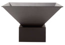 Braciere da Esterno Verdemax Ø53x29 cm Forca e Paletta Incluse in Metallo Nero      