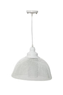 Paralume da Soffitto Net Ø37x28 cm Metallo Bianco