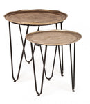 Set 2 Tavolini Rotondi Amira