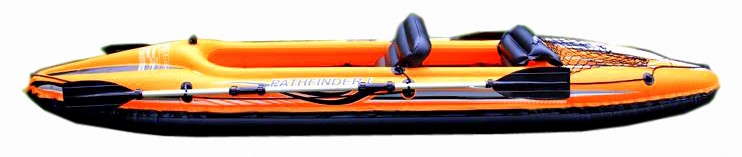 Kayak Gonfiabile Monoposto ZRAY Pathfinder-I con Pagaia a Doppia Pala e Pompa Mantice