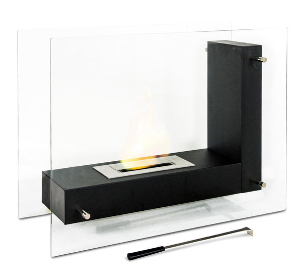 acquista Bioethanol-Bodenkamin 80x31x60 cm Schwarz