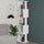 Libreria 161x35x30 cm Design Moderno Scaffale Modulare 5 Ripiani in MDF Bianco
