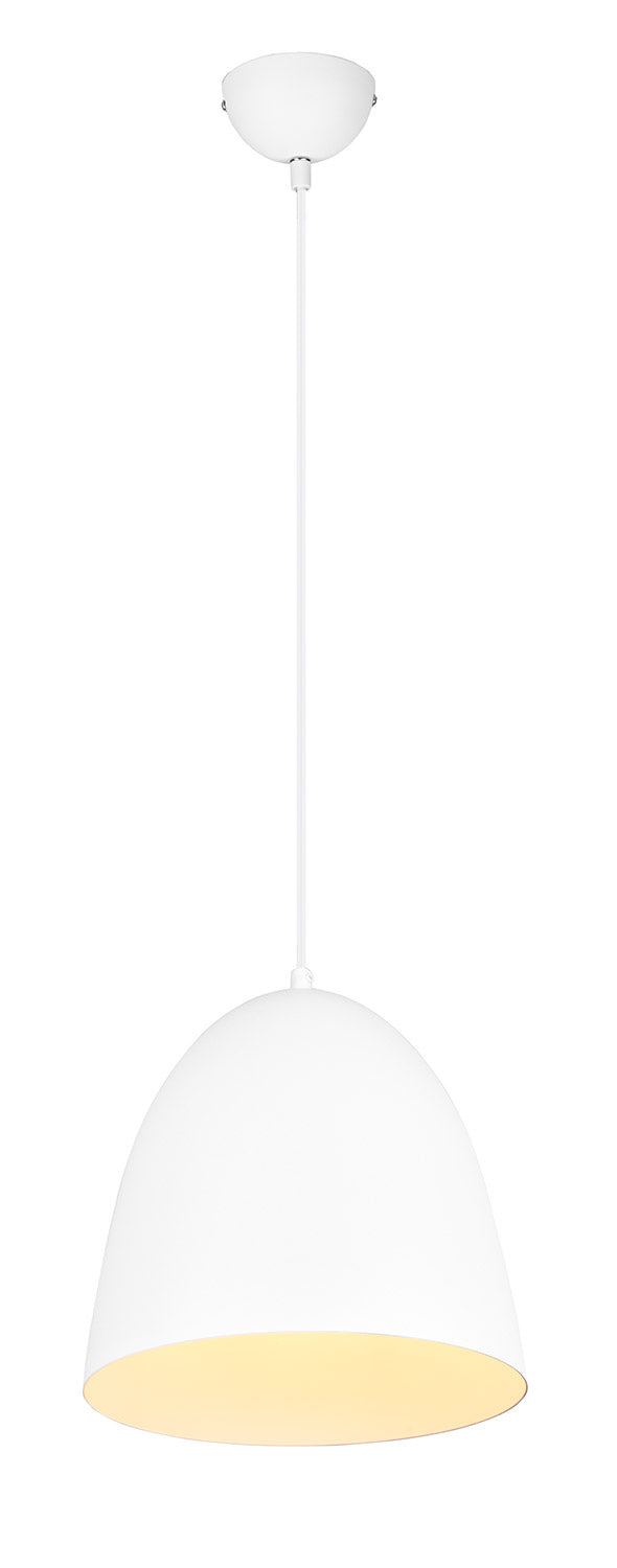 Lampada a Sospensione da Interno Attacco E27 in Metallo Bianco Opaco online