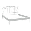 Struttura Letto Matrimoniale in Metallo 160x200cm Viareggio Classico Bianco