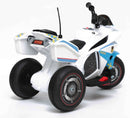 Moto Elettrica Polizia per Bambini 6V Kidfun Urban Police Blu