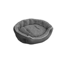 Cuccia Imbottita per Cani e Gatti in Poliestere Coccole Grigio