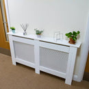 Copritermosifone 82x18,8x111,5 cm in MDF Bianco