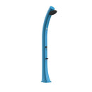 Doccia Solare da Giardino 40L Miscelatore e Lavapiedi Sined Sole XXL Blu