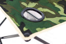 Set Tavolino e 2 Sedie Pieghevoli da Campeggio Menzi Camouflage