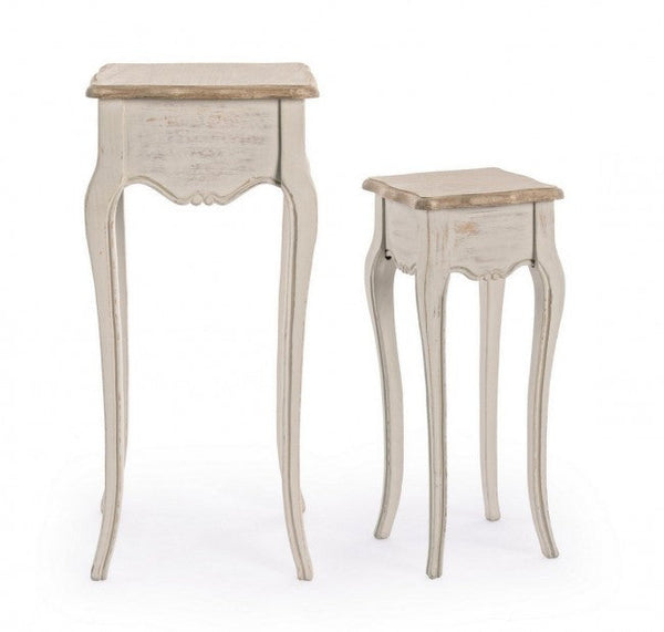 Set 2 Clarisse Couchtisch aus Holz online