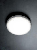 Plafoniera Tonda a LED da Interno 28W 4000K Grigia