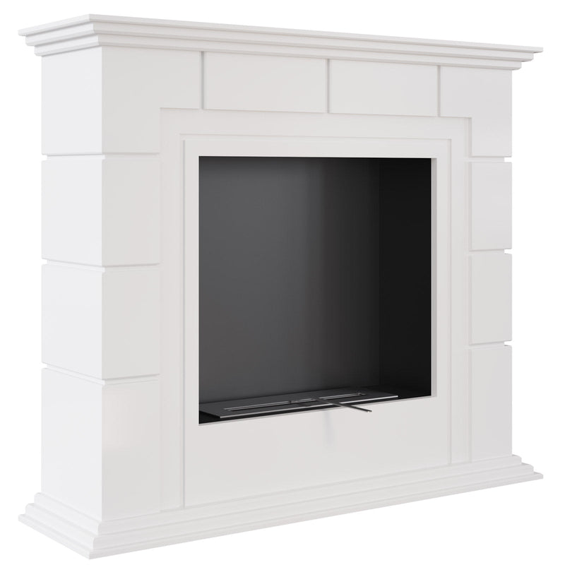 Camino a Bioetanolo da Pavimento 112,2x32 cm Flig Fullerton Bianco